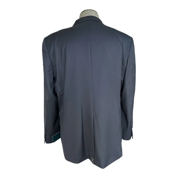 BROOKS BROTHERS Madison Fit Blue Gold Button Front Wool Blazer Sport Coat Jacket - Picture 5 of 10